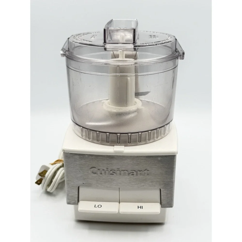 Cuisinart Mini-Prep 2.6-Cup Food Processor White / Stainless DLC-1SSW TX Type21